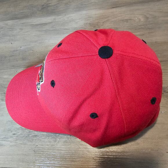 Vintage Maryland Terrapins Strapback Hat Cap Red NCAA Adjustable Wool ACC Terps - Picture 7 of 10